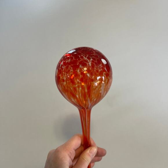 Set of three Aqua Globes Glass Plant Watering Bulbs Blue Green Red - Picture 8 of 10